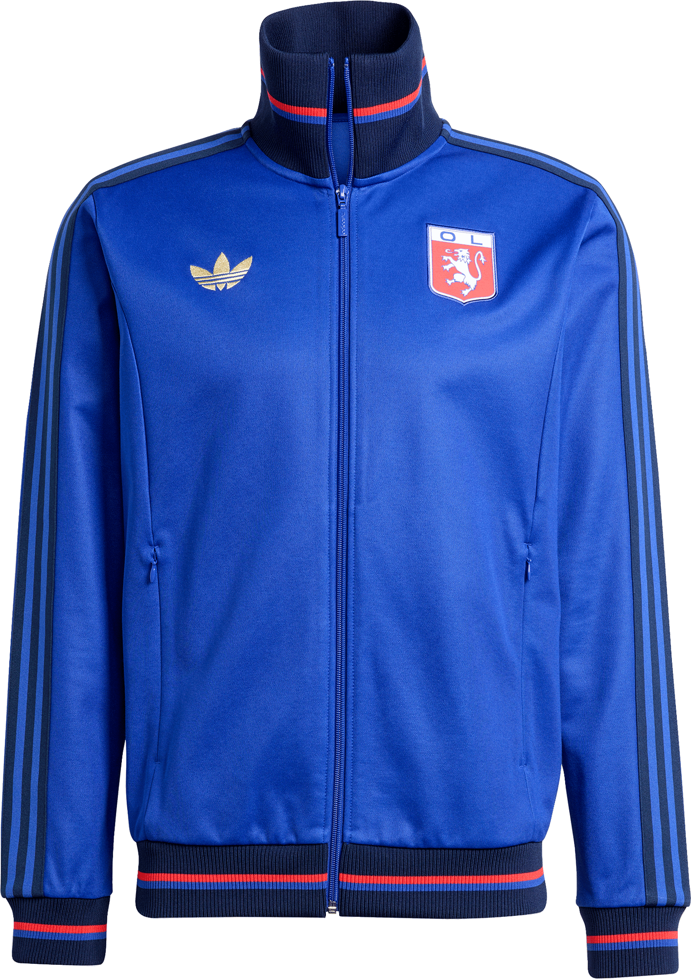 Ветровка adidas Originals Olympique Lyon 75 Anniversary Track Jacket Синьо | jl8078, 0