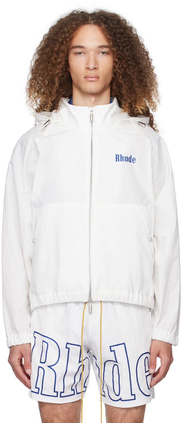 Яке Rhude Paneled Track Jacket Бяло | RHPS24JA11005302, 0