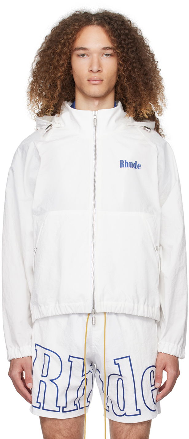 Яке Rhude Paneled Track Jacket Бяло | RHPS24JA11005302