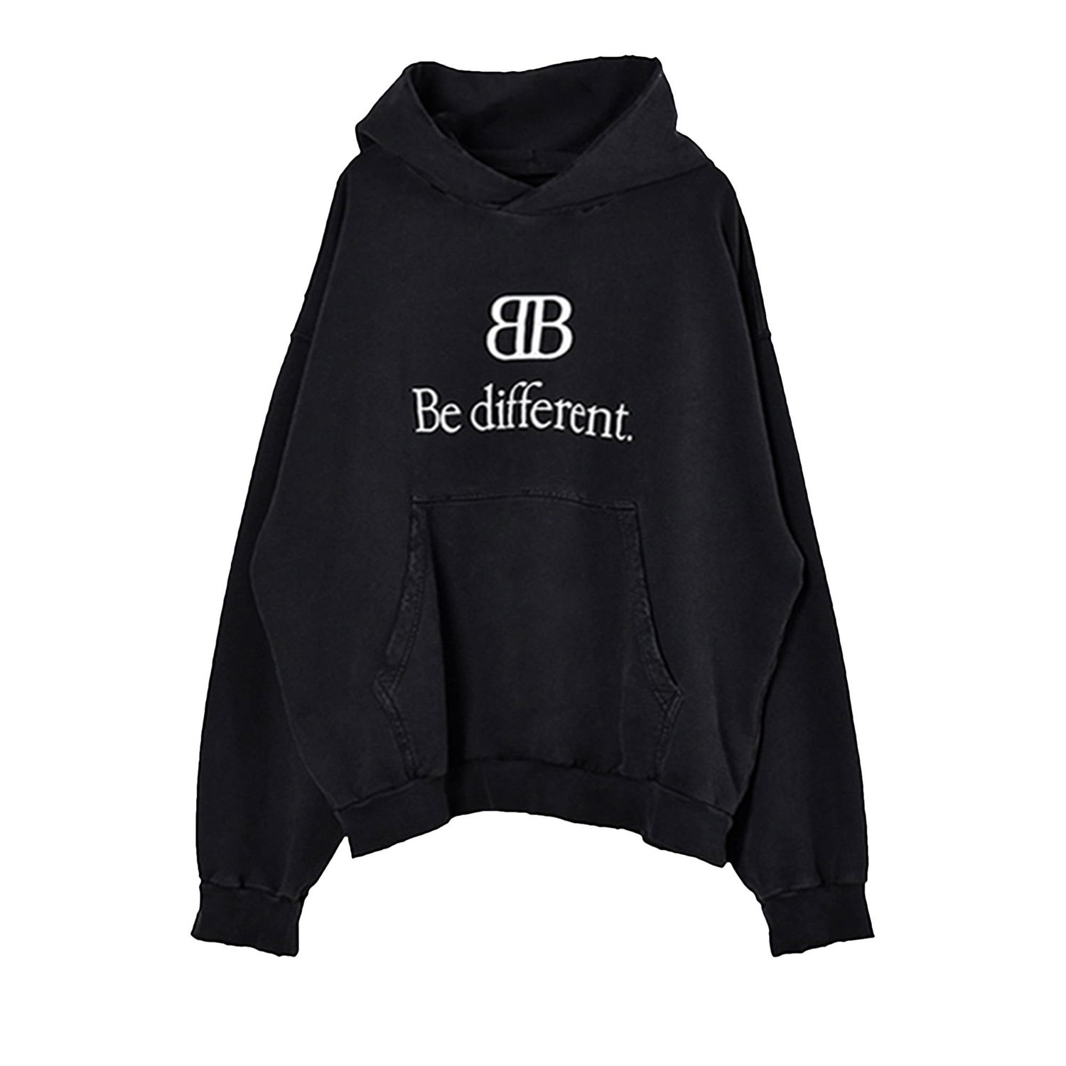 Суитчър Balenciaga Medium Fit Hoodie Черно | 720426 TNVV1 1070, 1