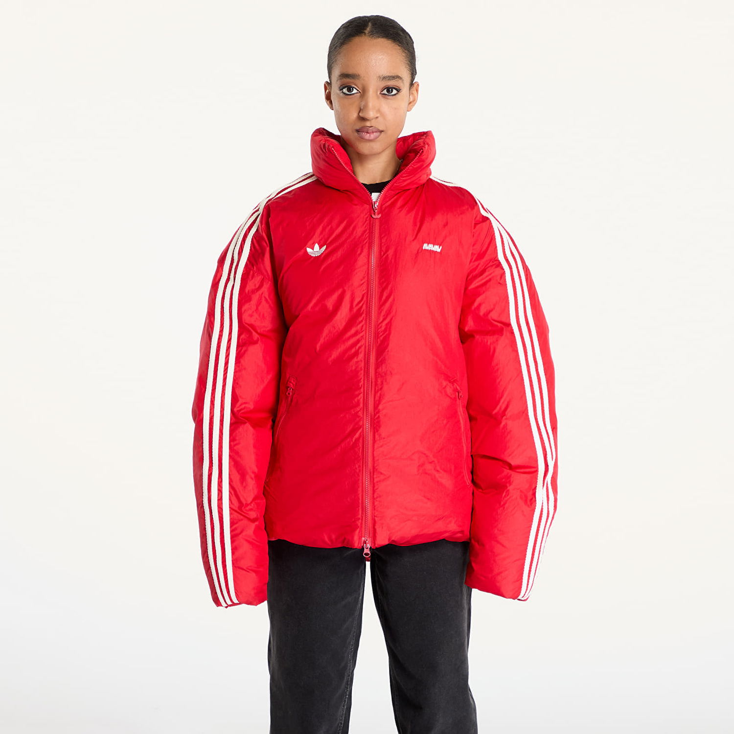 Пухо яке adidas Originals AVAVAV x Jacket Better Scarlet Червено | JG1427, 0