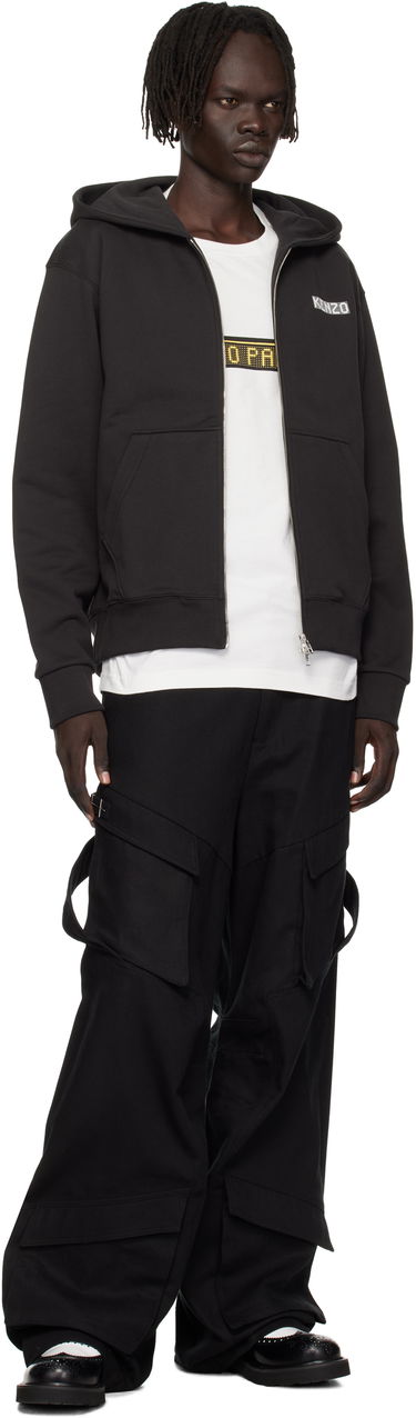 Суитчър KENZO Kenzo Paris 'KENZO City' Full-Zip Hoodie Черно | FF65HO2544MC, 3