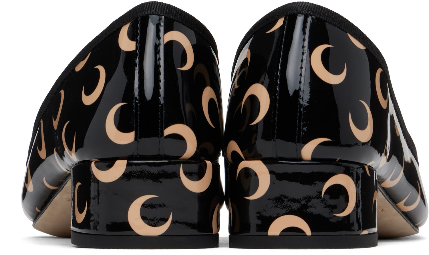 Облекло Marine Serre Marine Serre Repetto Edition Camille Moon Print Leather Heels Черно | WFW052A RLEA0031, 1
