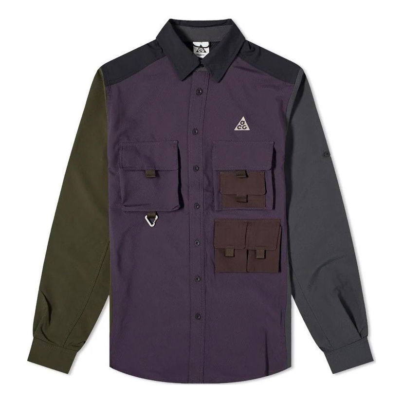 Риза Nike ACG ACG Cargo Long Sleeve Shirt Лилаво | DB1013-070