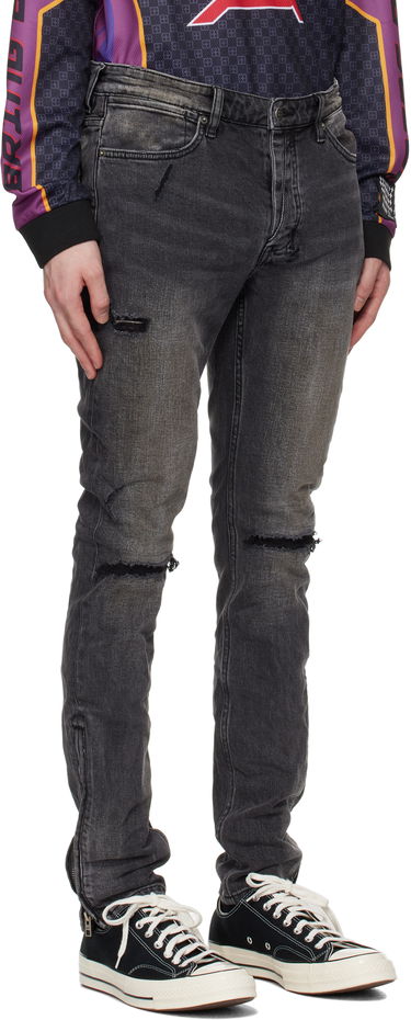 Дънки Ksubi Ksubi Van Winkle Distressed Slim Jeans Черно | MSP25DJ019, 1