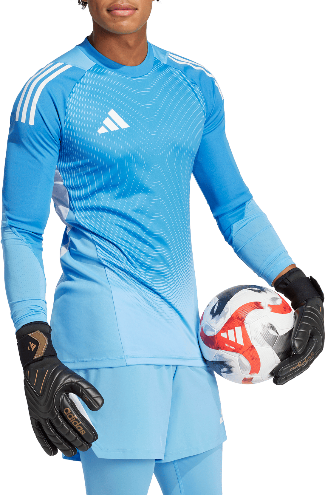 Фланелка adidas Originals Tiro 25 Pro Long Sleeve Goalkeeper Jersey Синьо | jp4374, 0
