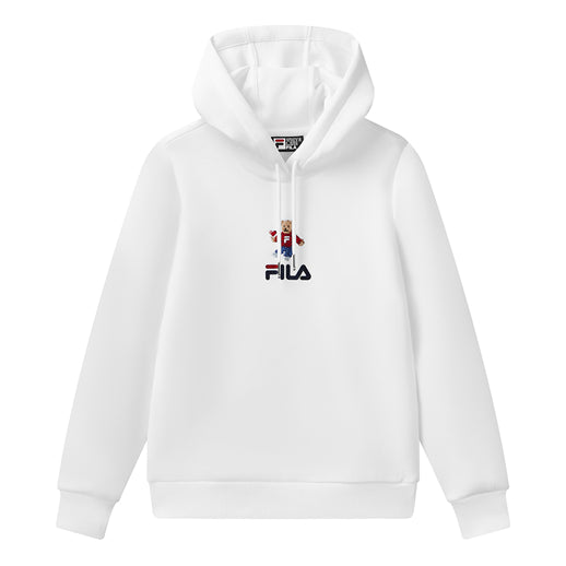 Суитчър FILA FILA Sports Pullover Hoodie Бяло | F11W118288F-WT