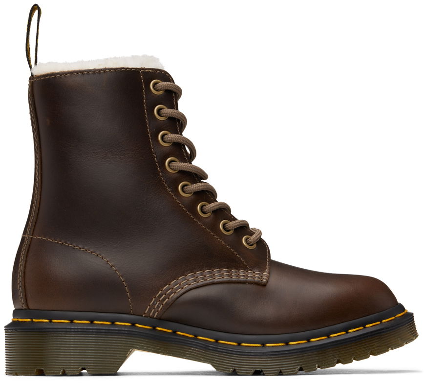 Кецове и обувки Dr. Martens 1460 Pascal Serena Boots Кафяво | 32019777, 0