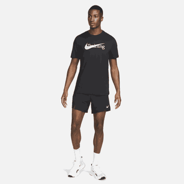 Тениска Nike Dri-FIT Swoosh T-Shirt Черно | cz7989-010, 2