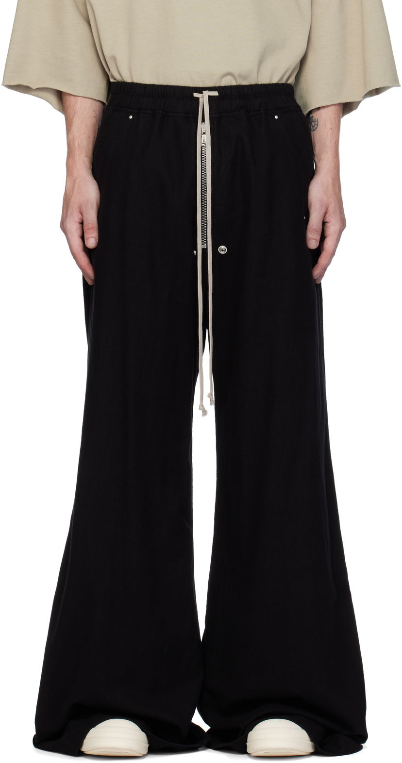 Панталони Rick Owens Geth Belas Trousers Черно | DU02D2378 CFL