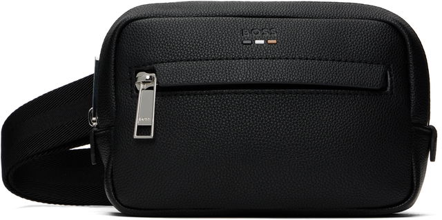 BOSS Pebble-Grained Faux-Leather Belt Bag