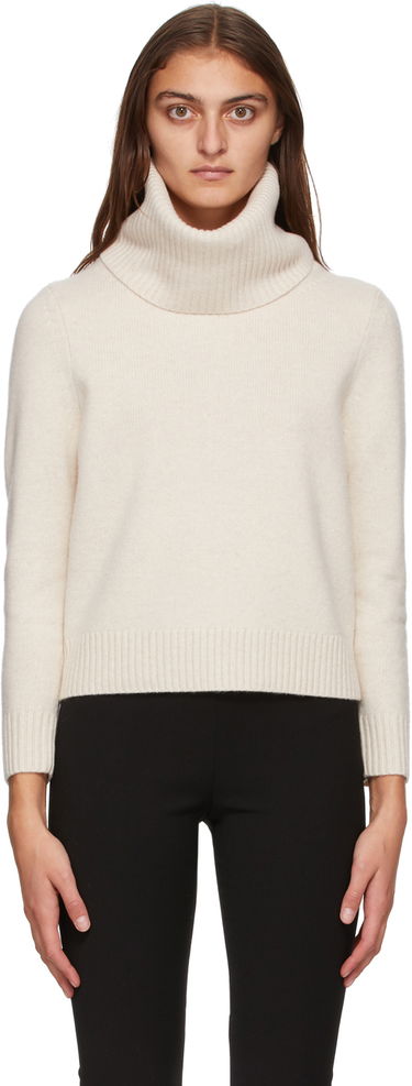 Пуловер TOTEME TOTEME Prati Wool & Cashmere Turtleneck Бежово | 204-562-752, 0