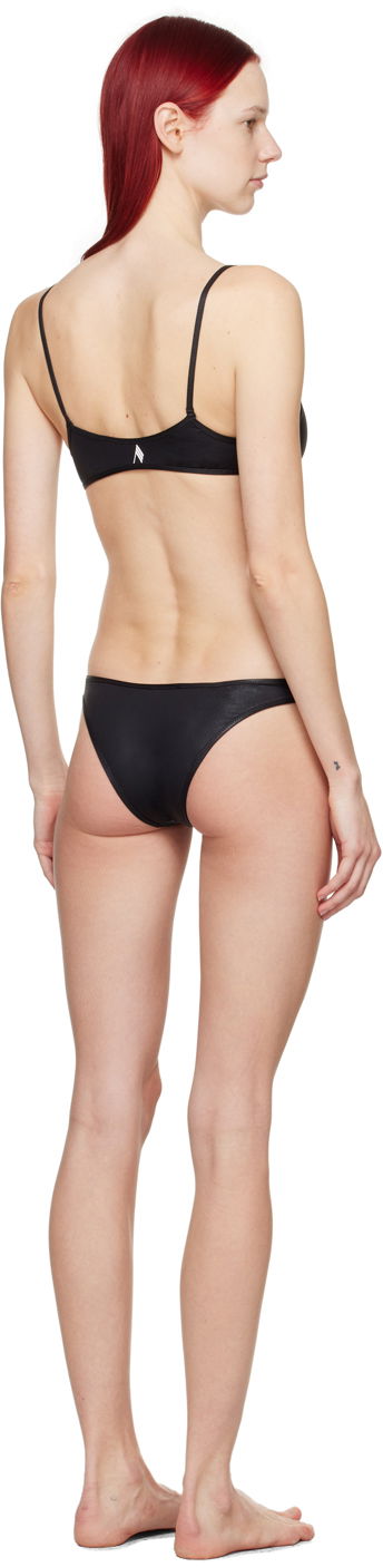 Бански The Attico Attico Scoop Neck Bikini Черно | 243WBB90 PA63, 2