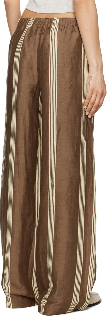 Панталони rag & bone rag & bone Olivia Linen Trousers Кафяво | WAW25S70219321, 2