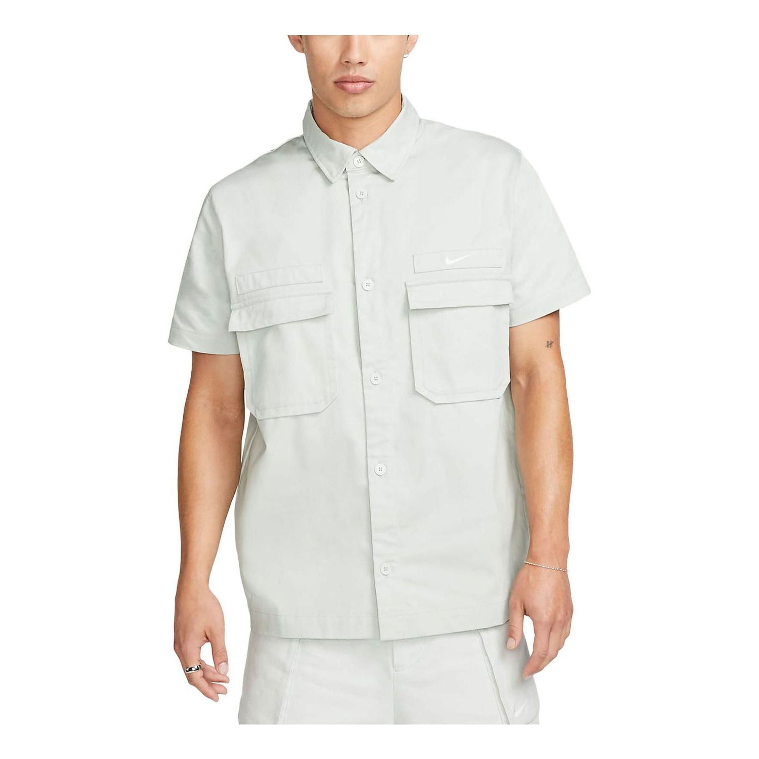 Риза Nike Life Woven Military Short-Sleeve Shirt Зелено | DX3341-034, 0
