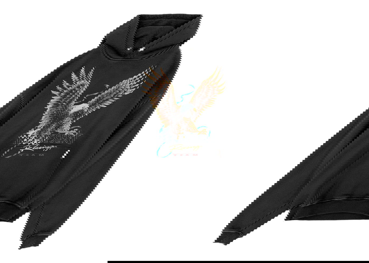 Суитчър Represent Clo Represent Racing Team Eagle Hoodie Vintage Black Черно | M04223-03, 0
