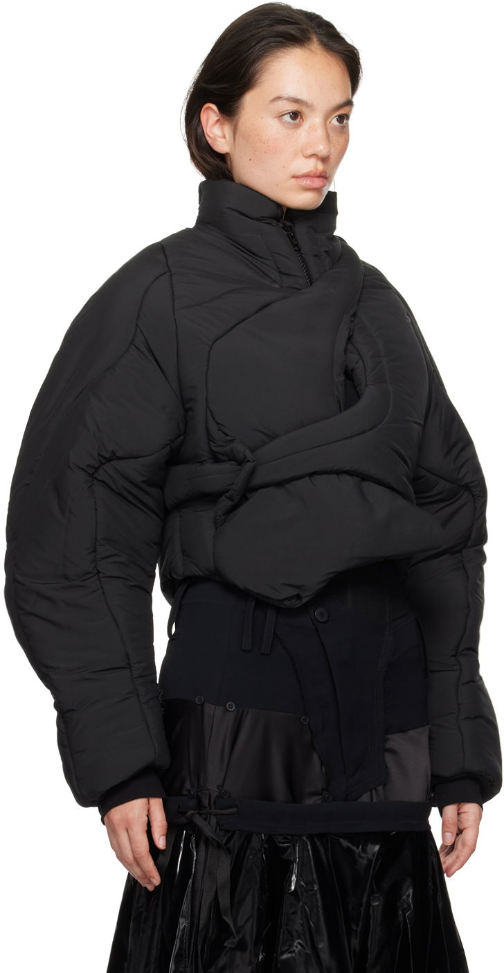 Пухо яке Ottolinger Ottolinger Asymmetrical Padded Jacket Черно | 1090603921, 1