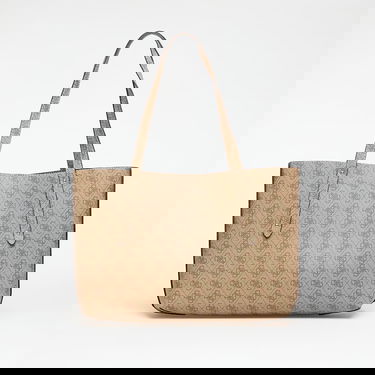 Голяма пазарска чанта GUESS GUESS Brenton Tote Бежово | HWLG9648230-LTL, 2