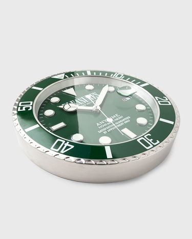 Домашен декор Pleasures Wall Clock Зелено | P25SP051-GREEN, 2