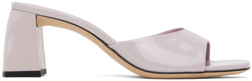 Кецове и обувки BY FAR Romy Patent Leather Heels Лилаво | 23CRROMYMDAWP, 0