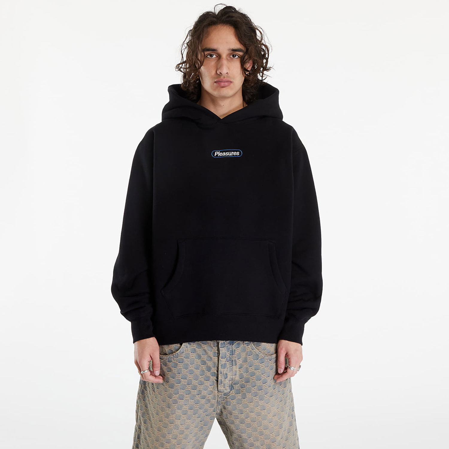 Суитчър Pleasures Puzzle Hoodie Black Черно | P24SU010 BLACK, 0