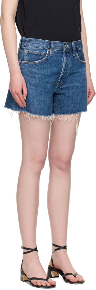 Къси панталони AGOLDE AGOLDE Parker Long Denim Shorts Синьо | A9010-1371, 1
