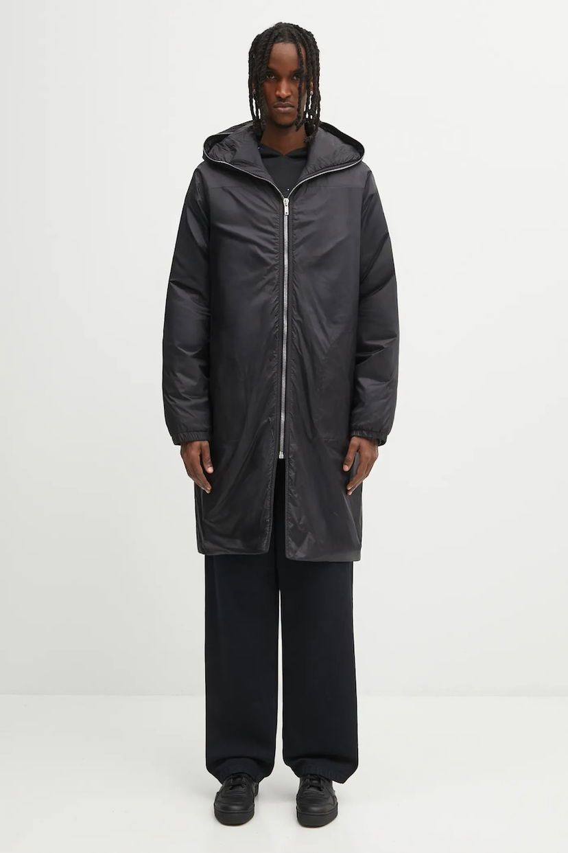 Парка Rick Owens DRKSHDW Sealed Windbreaker Hooded Long Parka Черно | DU02E7973.NP