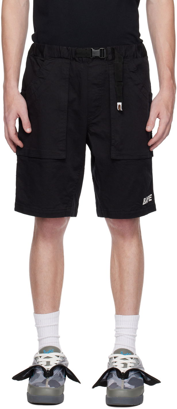 Къси панталони BAPE Belted Shorts Черно | 001SPJ301001M, 0