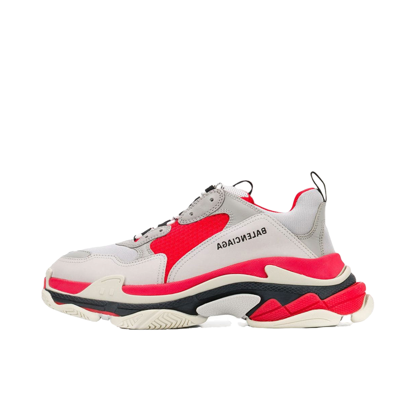 Кецове и обувки Balenciaga Triple S Red Grey White Червено | 536737 W09OH 6495