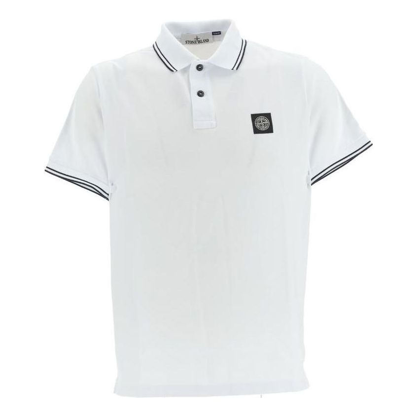 Поло тениска Stone Island Polo Shirt Бяло | 79152SC18-A1001, 0