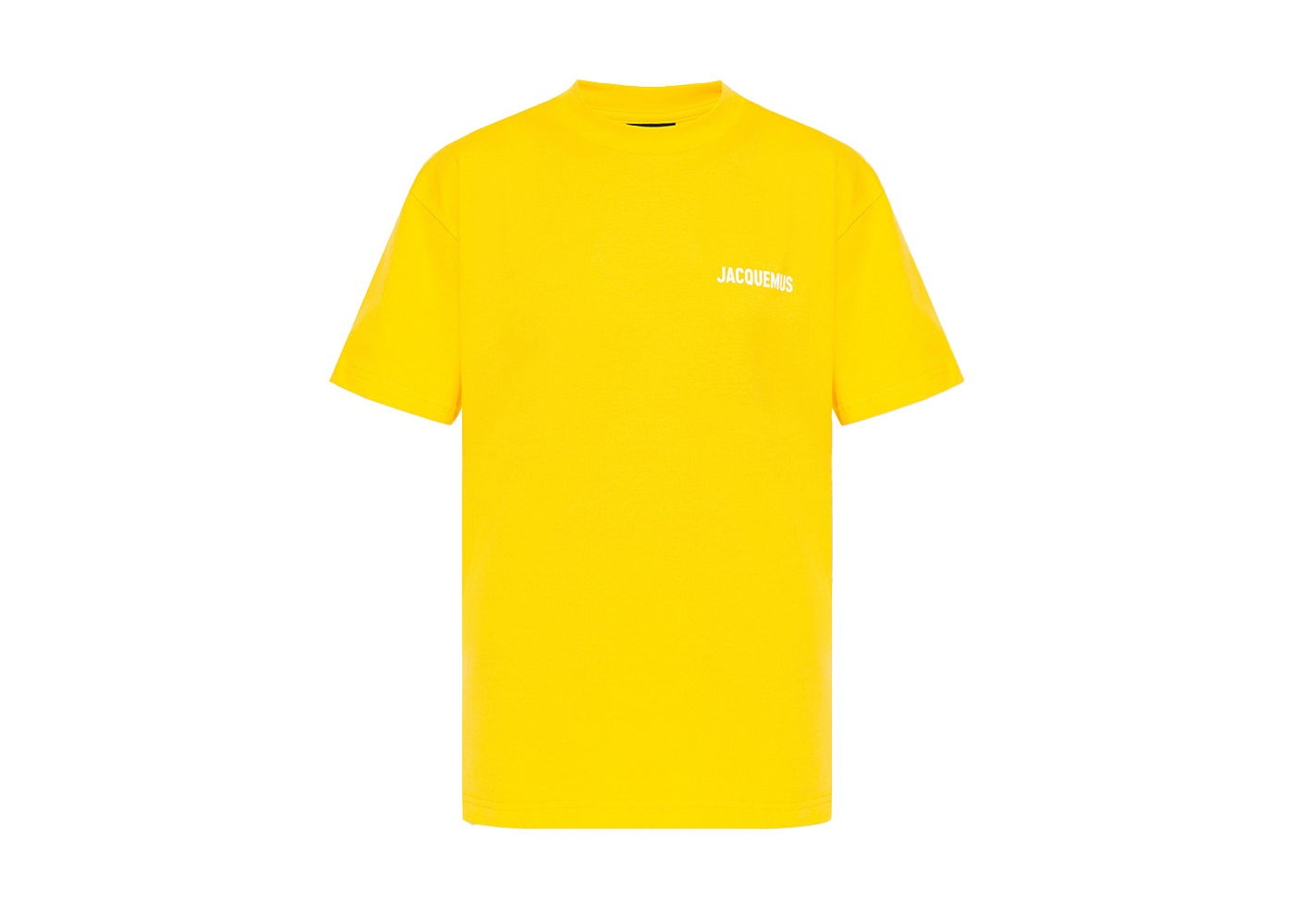 Тениска Jacquemus Le T-Shirt Logo Жълто | 216JS207-2480-250, 0