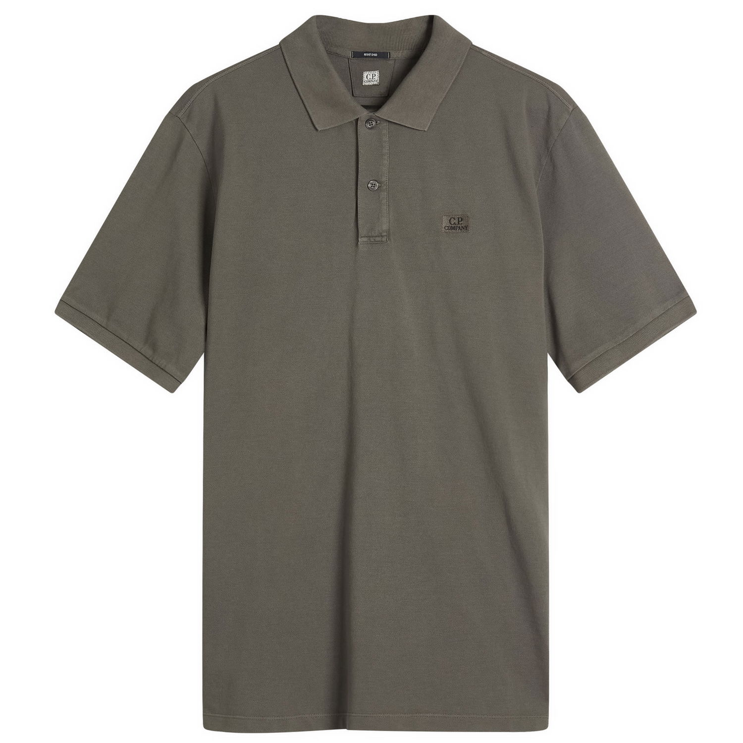 Поло тениска C.P. Company C.P. Company Resist Dye Logo Polo Зелено | 18CMPL180A-110300R-GRY, 1