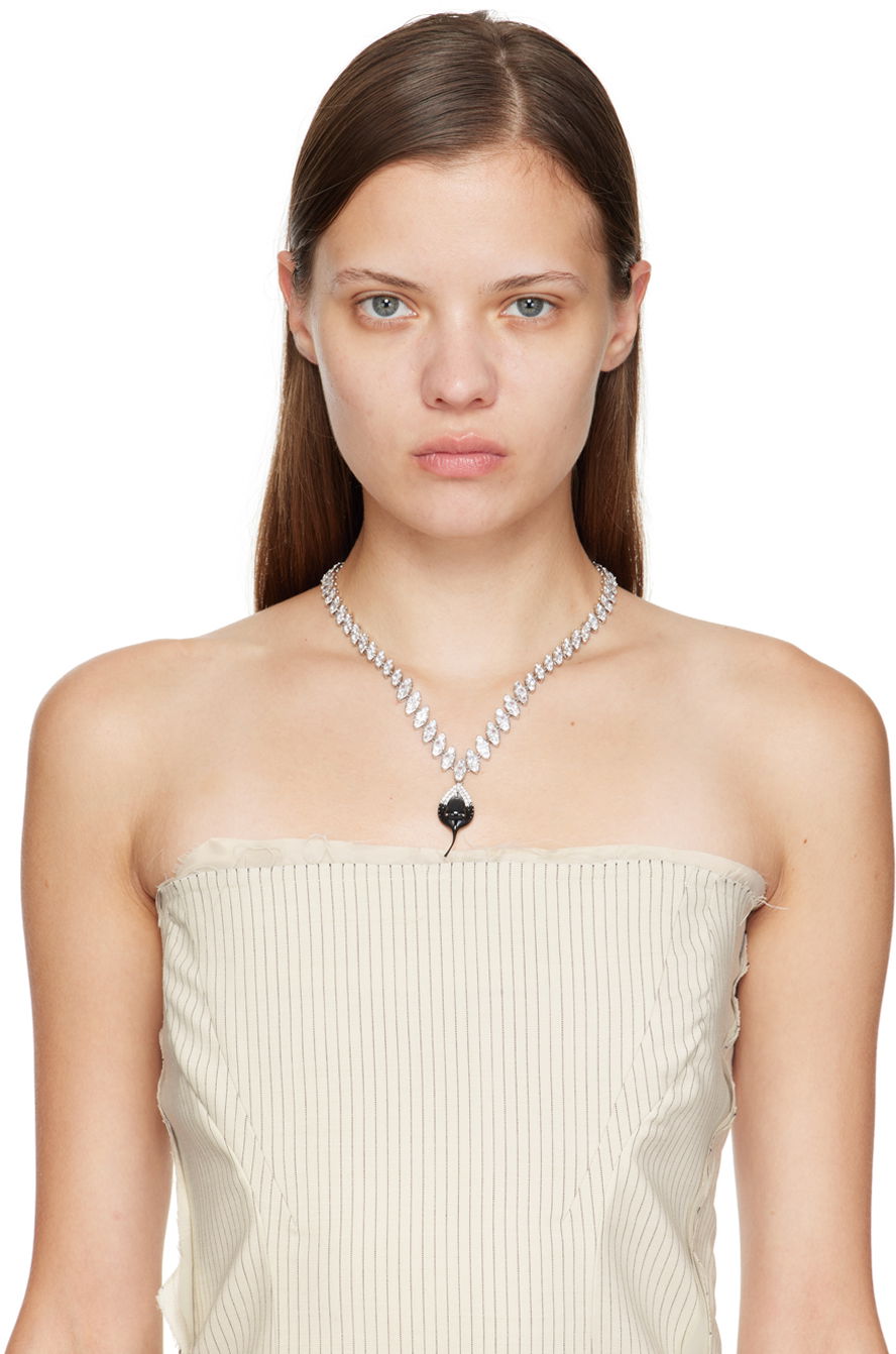 Колие Ottolinger Ottolinger Exclusive Diamond Dip Necklace Черно | 2500610, 1
