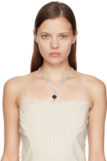Колие Ottolinger Ottolinger Exclusive Diamond Dip Necklace Черно | 2500610, 1