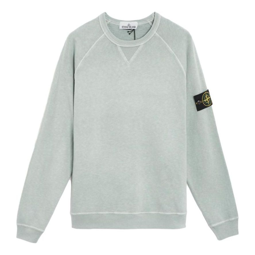 Пуловер Stone Island Compass Patch Long-Sleeved Sweatshirt Зелено | 781566360-V0141, 0