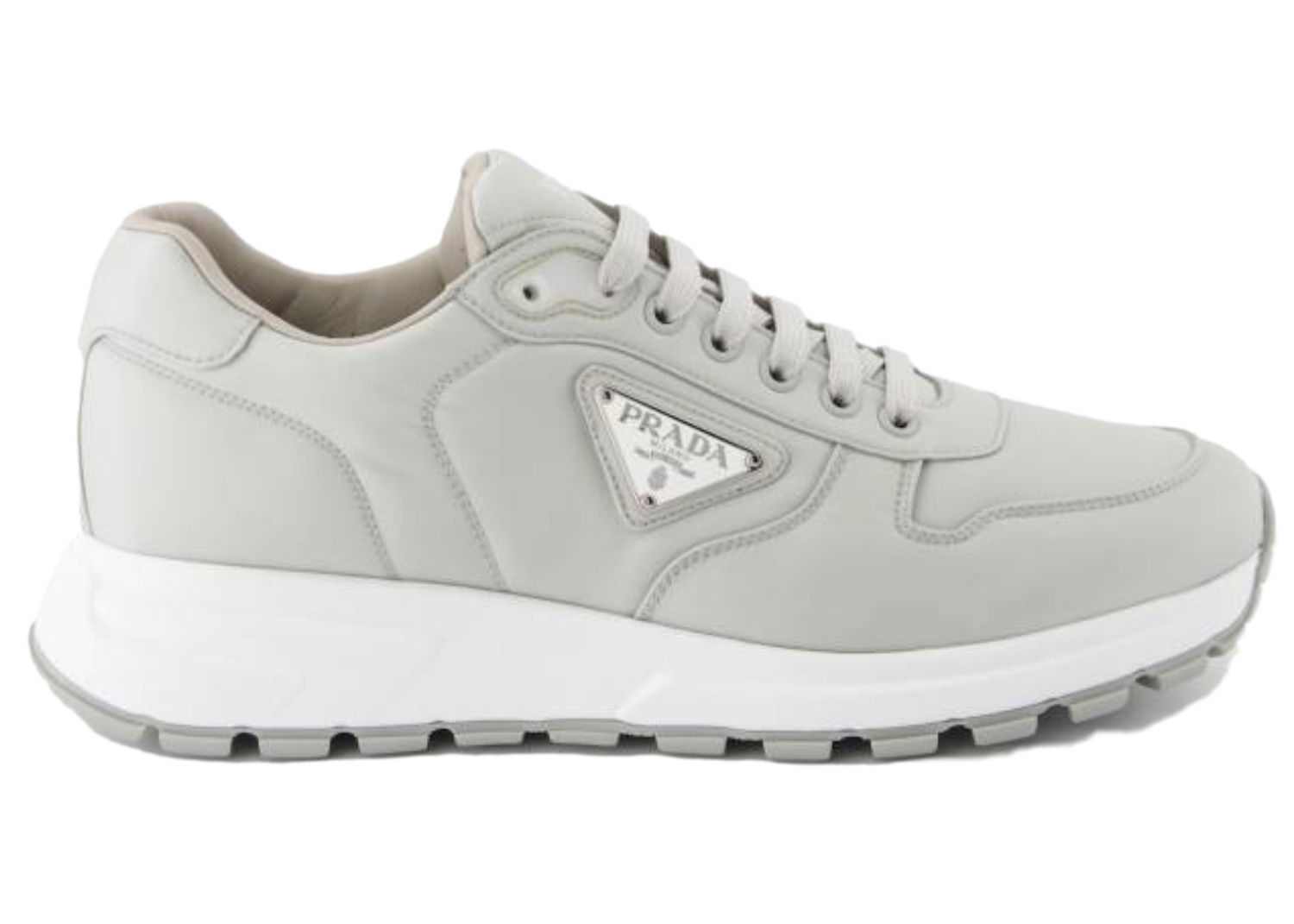 Кецове и обувки Prada Re-Nylon "Grey White" Сиво | 2EE369 F G000 3LFV f073x, 0