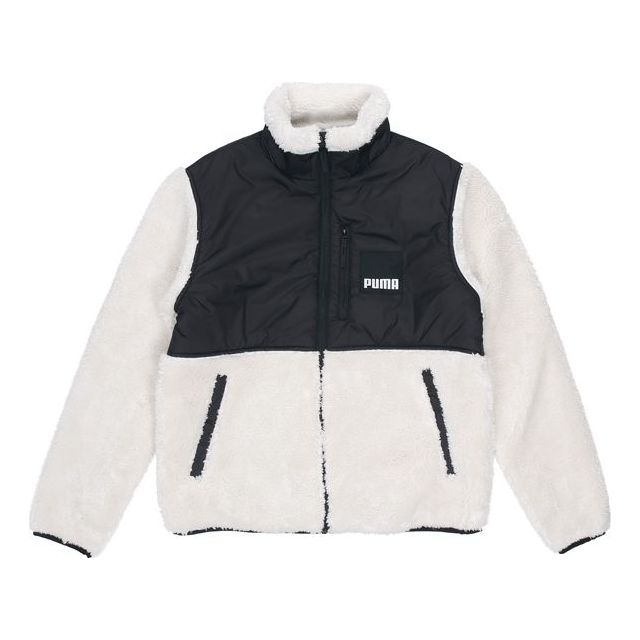 Яке Puma Sherpa Stand Collar Logo Jacket Бяло | 846325-73