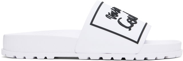 Versace Jeans Couture Logo Shelly Pool Slides