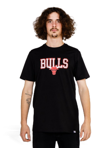 Тениска New Era NBA Bball Hoop Graphic Tee Chicago Bulls Черно | 12869850