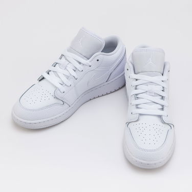 Кецове и обувки Jordan Jordan 1 Low GS Бяло | 553560-130, 2