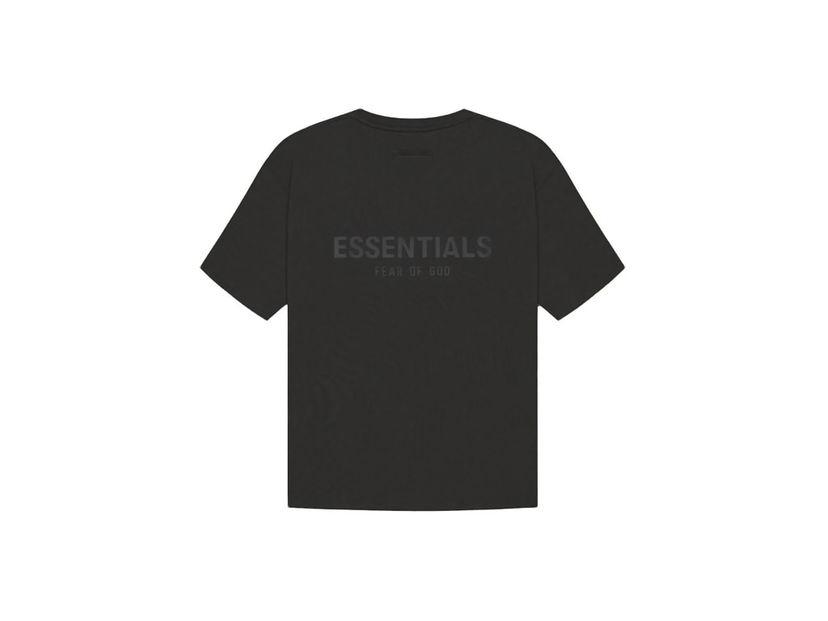 Тениска Fear of God Essentials S21 T-shirt Black Limo Черно | 125SU212060F