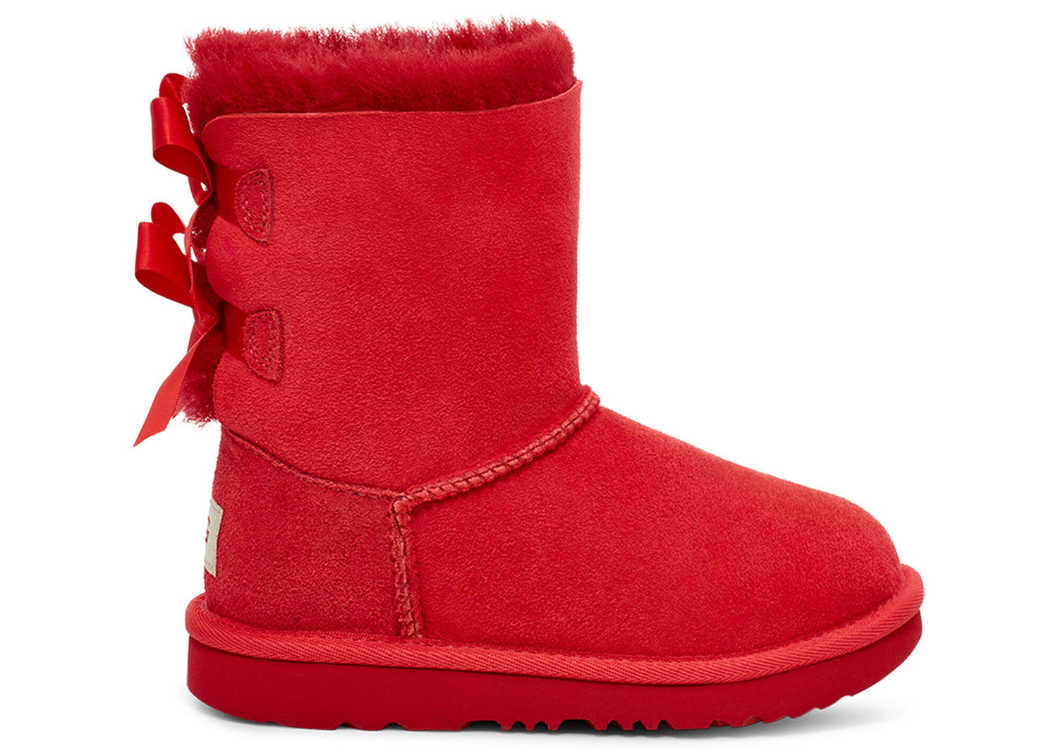 Облекло UGG Bailey Bow II Boot Samba Red (Toddler) Червено | 1017394T-SBR, 0