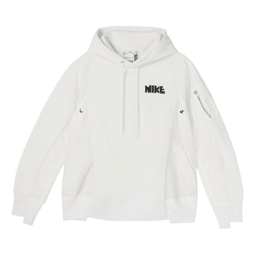 Суитчър Nike x sacai Hoodie Бяло | CW2419-100