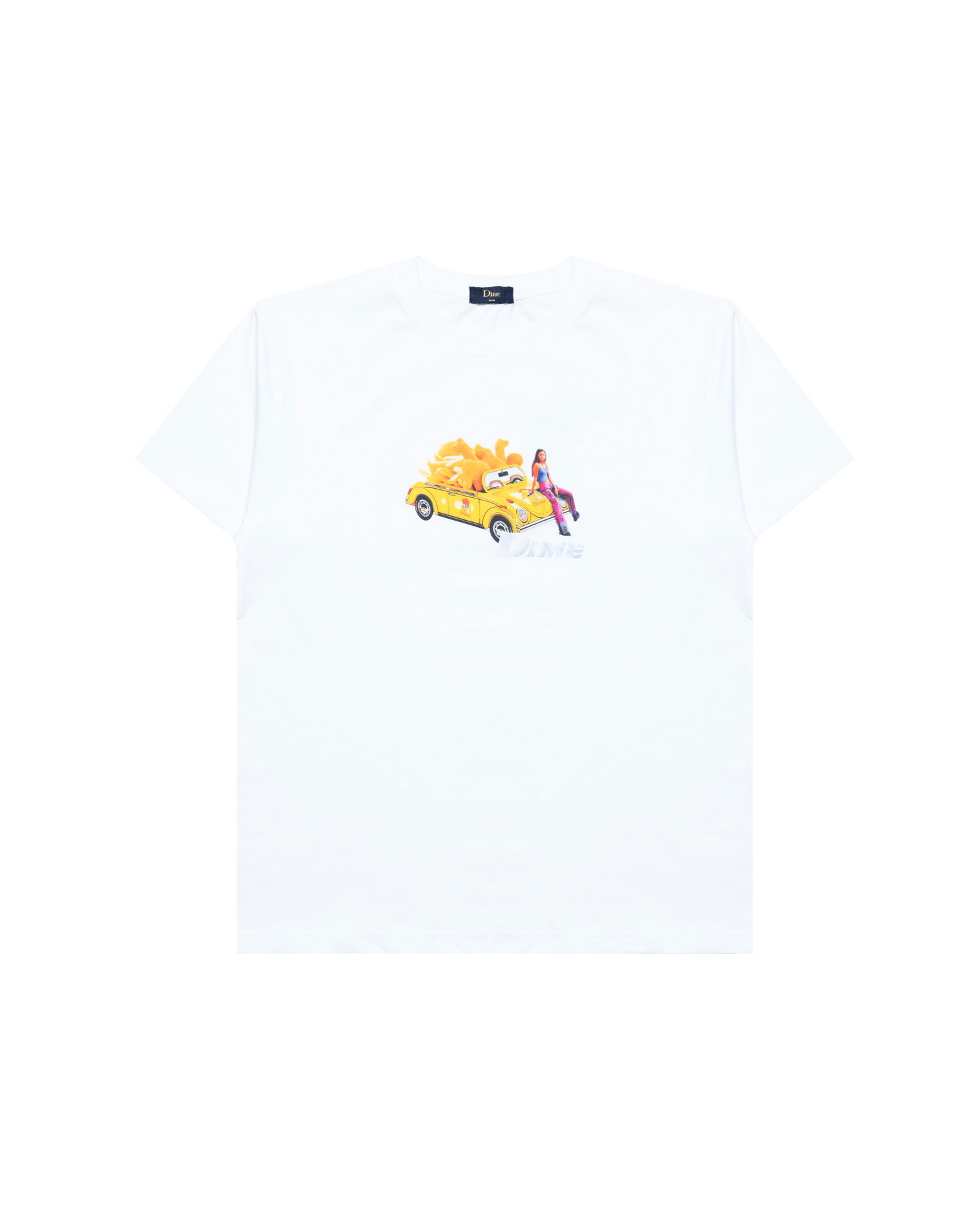 Тениска Dime 2Fast 2Delicious Graphic T-Shirt Бяло | DIMEHO2466WHT, 1