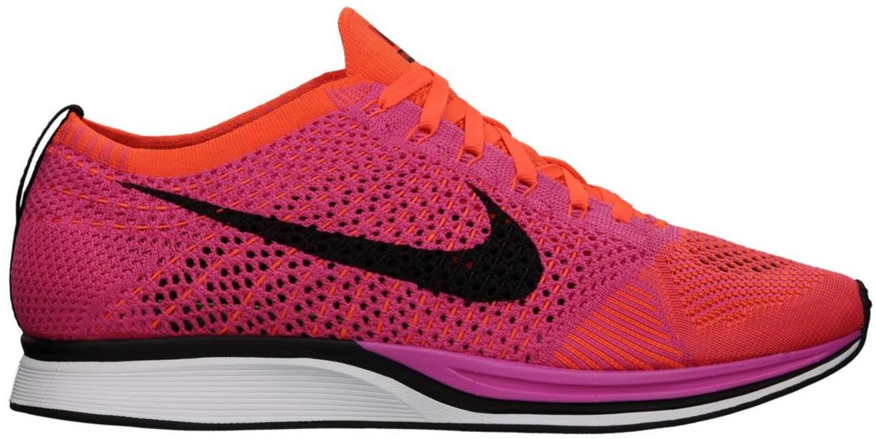Кецове и обувки Nike Flyknit Racer "Pink Flash" Розово | 526628-600, 0