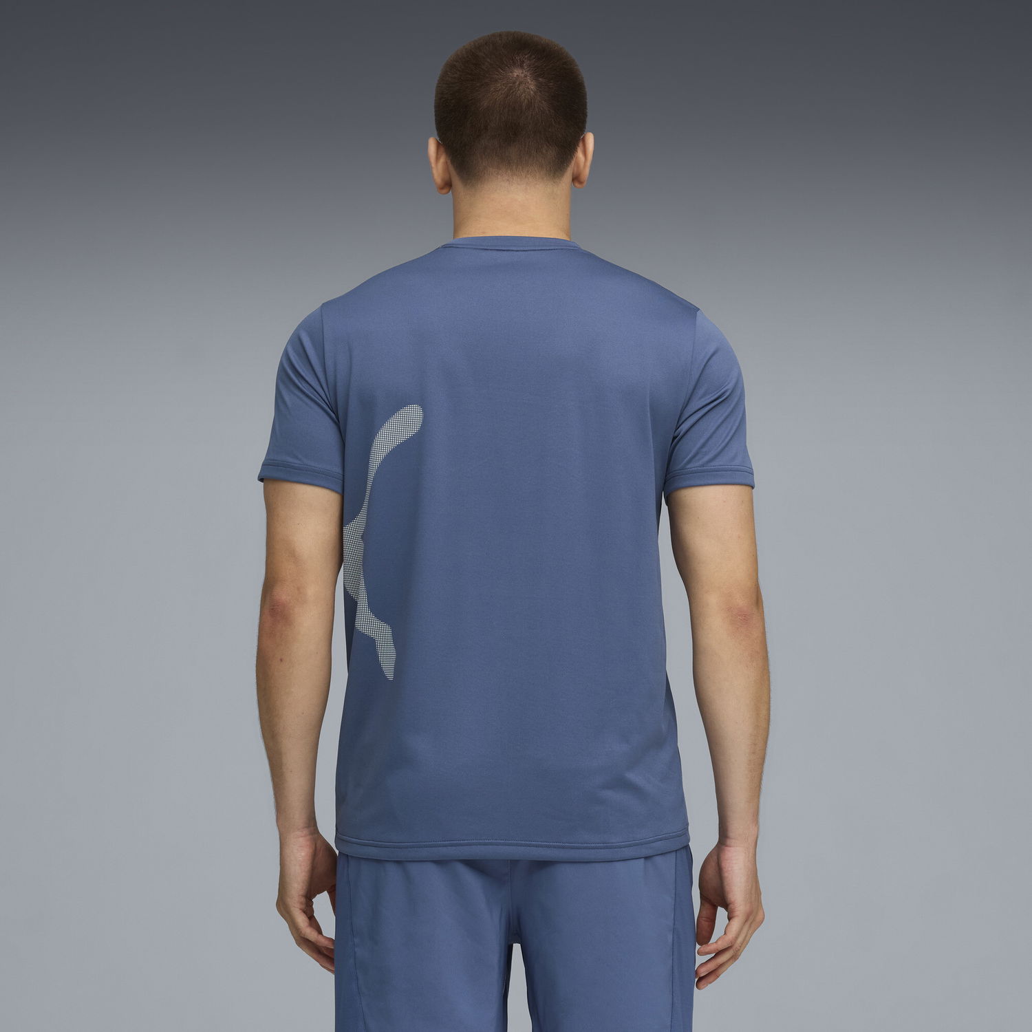 Тениска Puma Train All Day Big Logo T-Shirt Синьо | 526721_80, 1