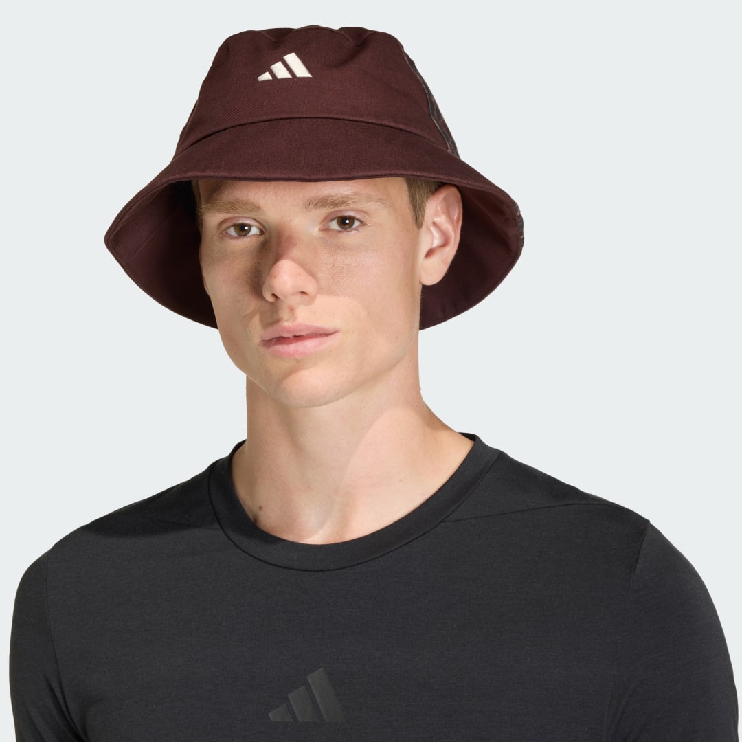 Шапка adidas Performance SPORTSWEAR CLASSIC GRAPHIC Bucket Hat Бургунди | KD2184, 0