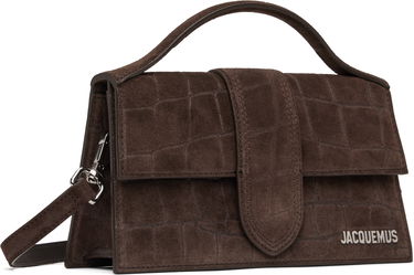 Дамска чанта Jacquemus Jacquemus 'The Large Bambino' Suede Shoulder Bag Кафяво | 25E213BA007-3243, 1