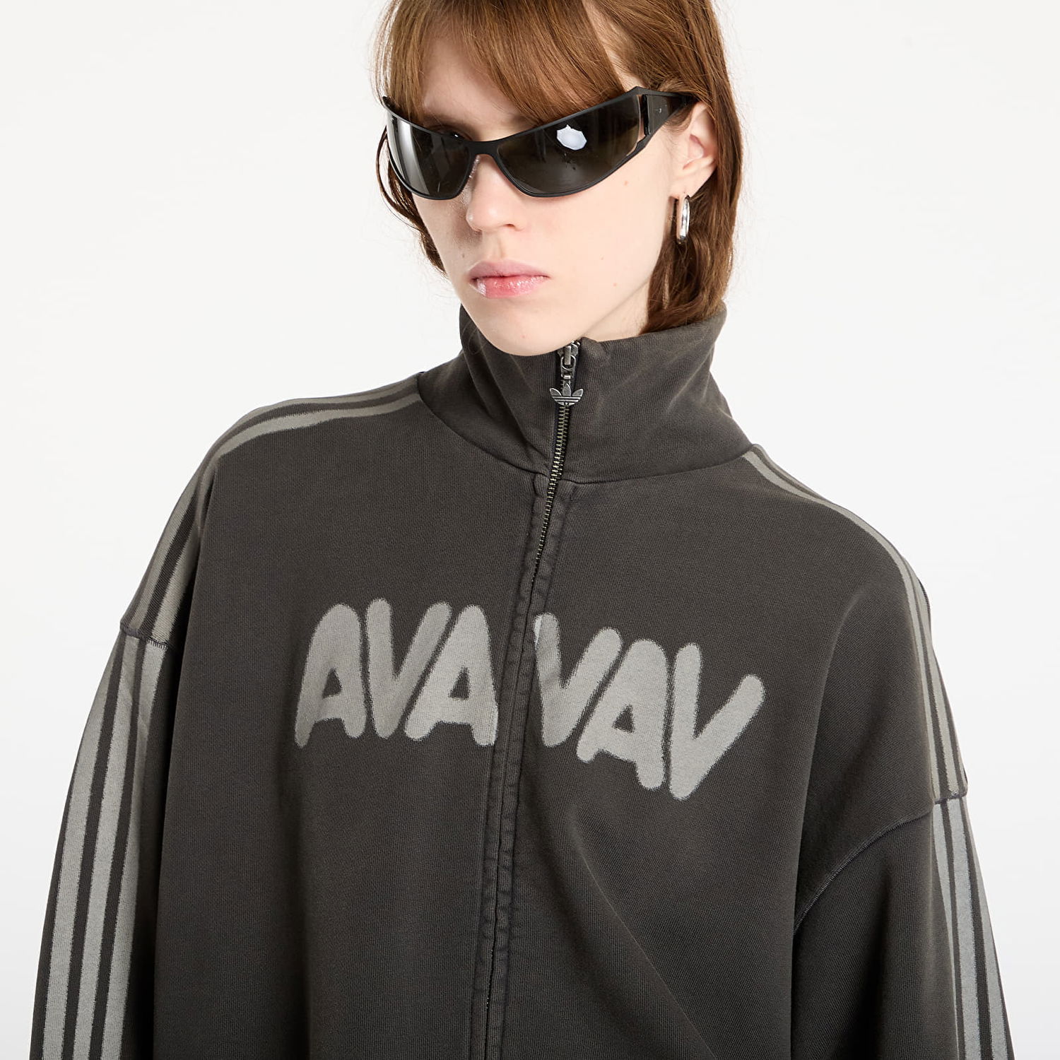 Суитчър adidas Originals AVAVAV Terry Terry Track Top Сиво | JZ3025, 1