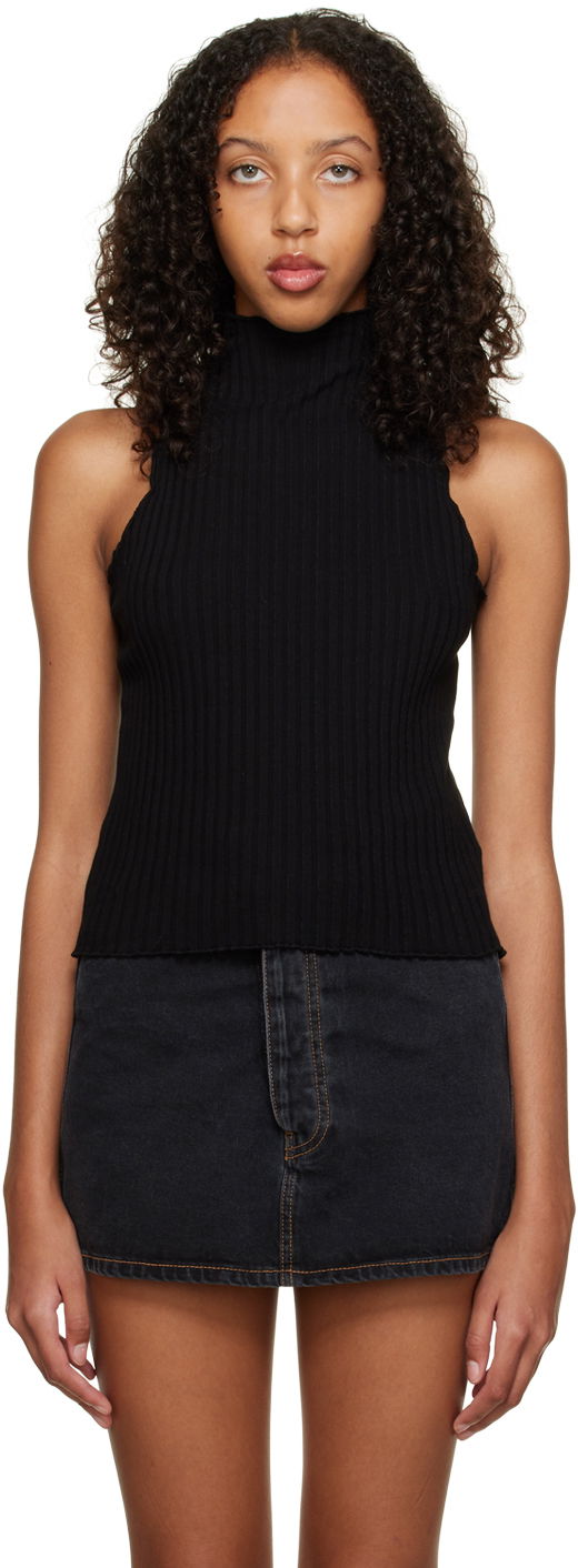 Потник John Elliott Slim Fit Ribbed Turtleneck Top Черно | WB223C1110A, 0